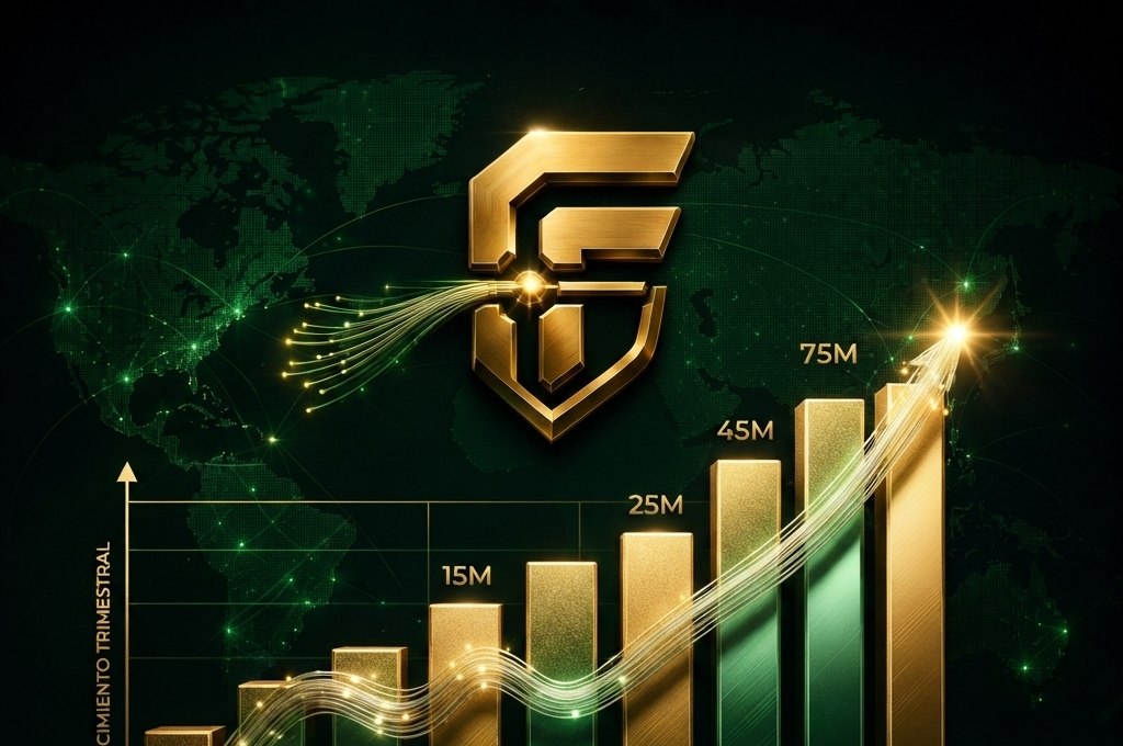 Gráfico de crecimiento trimestral FORTEL